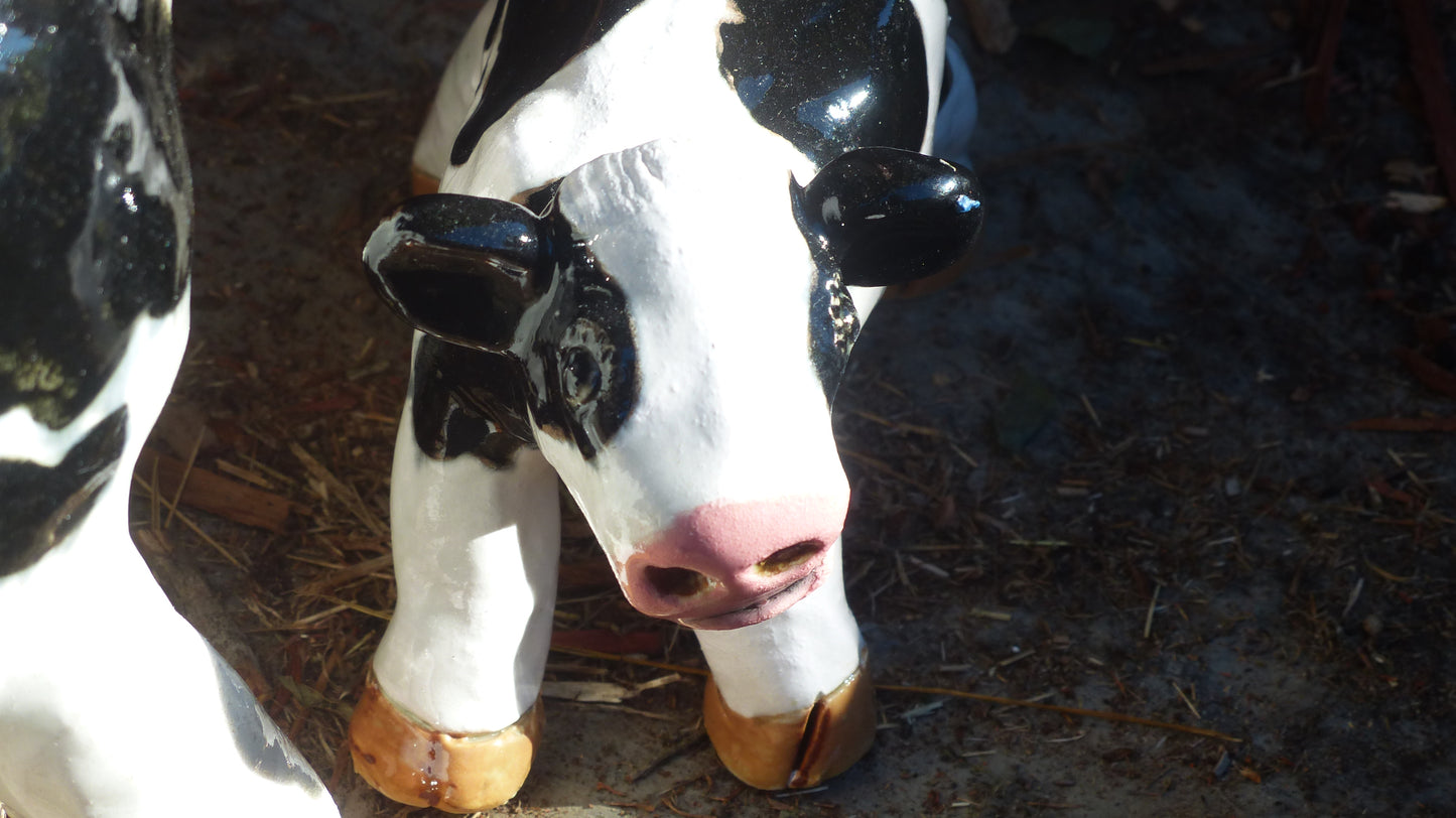 Mabel and Bonney, Cow and Calf