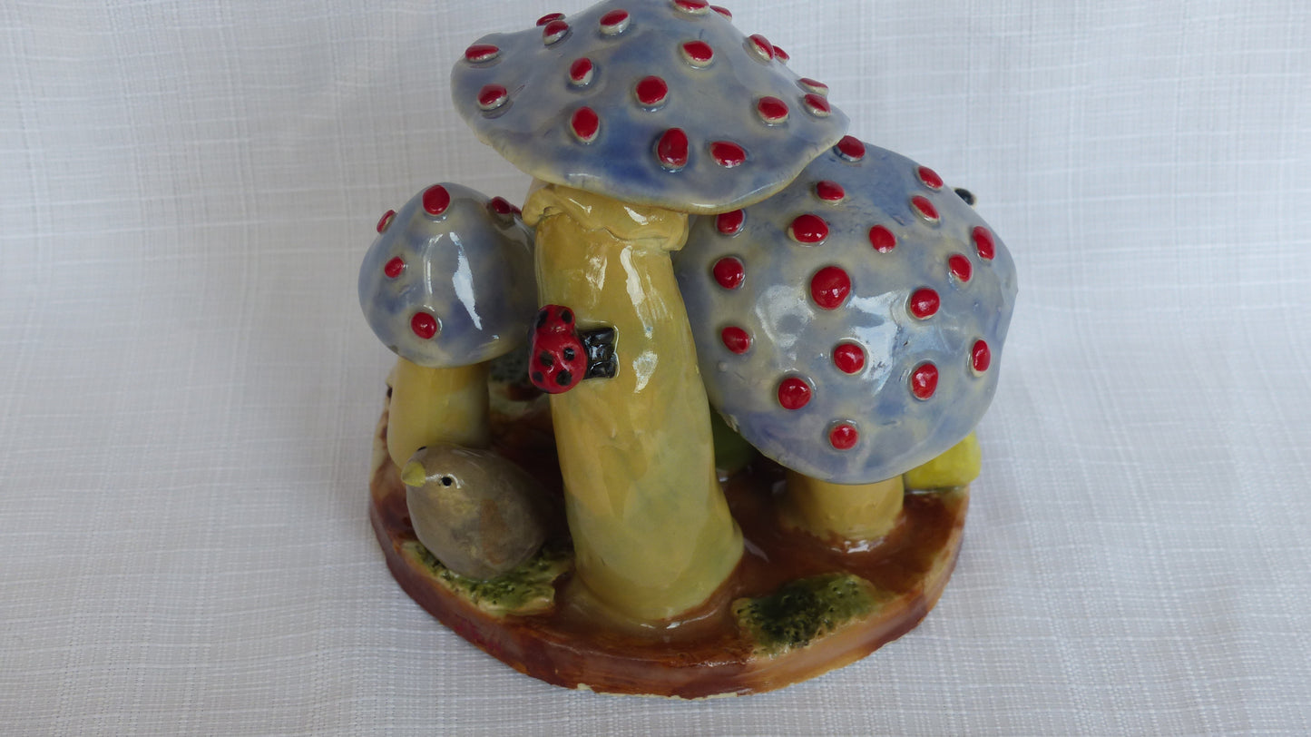 Frog Under Toadstool